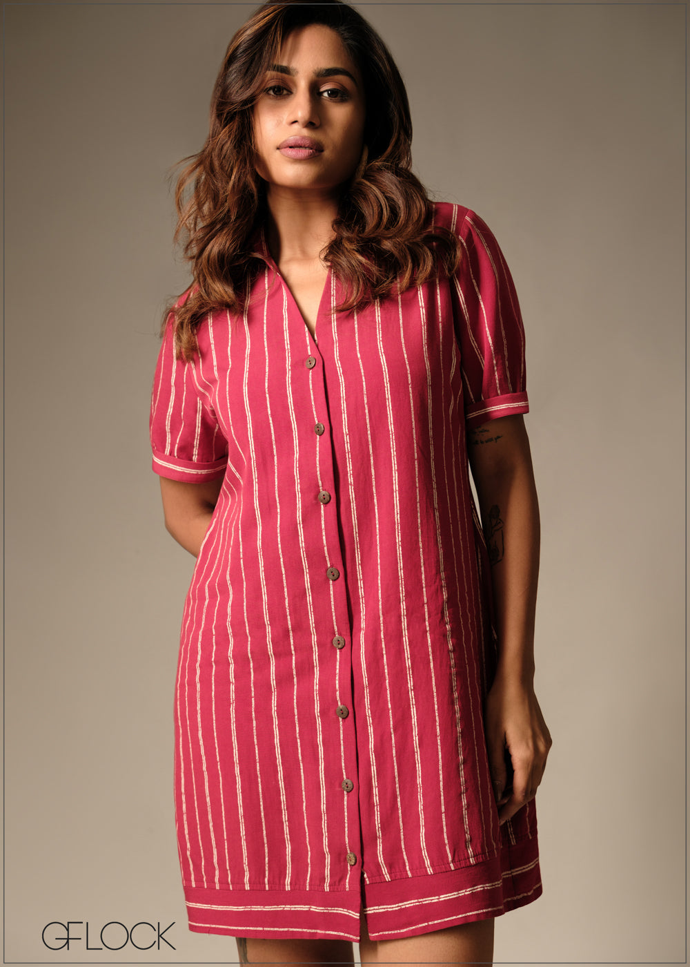 Stripped Dress - 160126