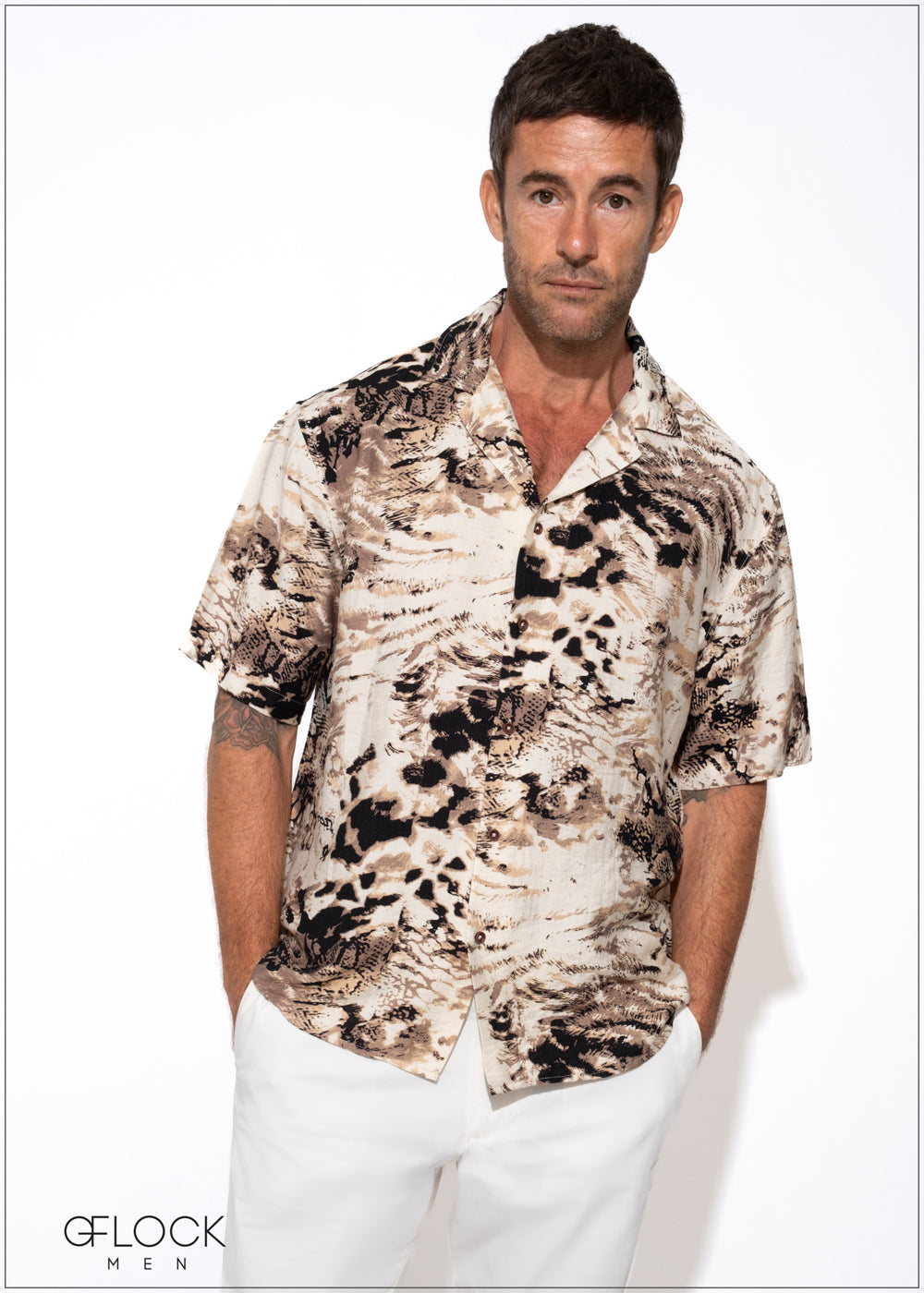 Oversize Revere Collar Shirt - 181025