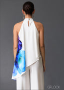 High Neck Asymmetrical Top - 020525