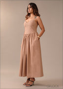 Bust Detail Dress - 290726
