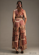 Printed Jumpsuit - 180526