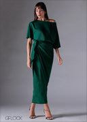 Cold Shoulder Dress - 211225C