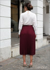 Pleated Midi Skirt - 140723
