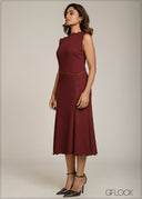 Textured Bodycon Dress - 301026