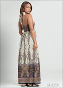 Halter Neck Dress - 090725