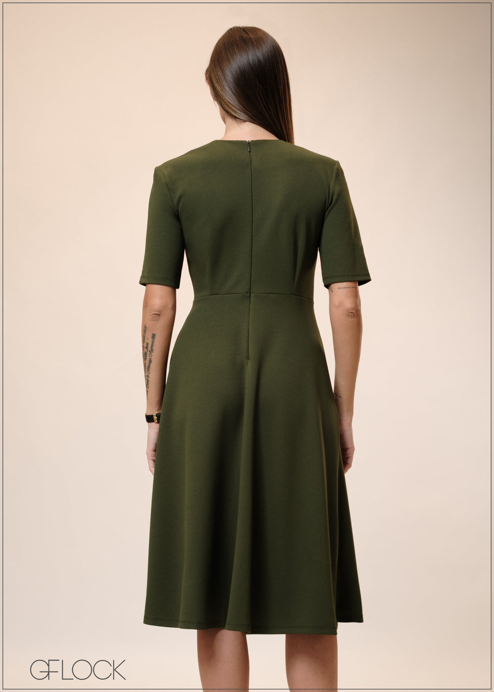 V-Neck Dress - 241025