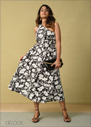 One Shoulder Midi Dress - 260925