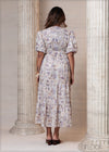 Puff Sleeve Dress (Premium Cotton) - 201025