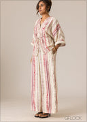 Printed Wide Leg Pant - 110926