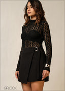 Long Sleeve Mesh Bodysuit - 300326