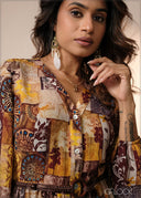 Wooden Bead Detail Belt - 040426