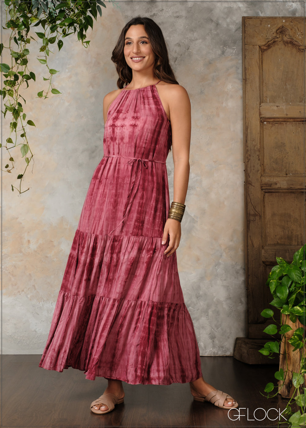 Tie Dye Maxi Dress - 230824