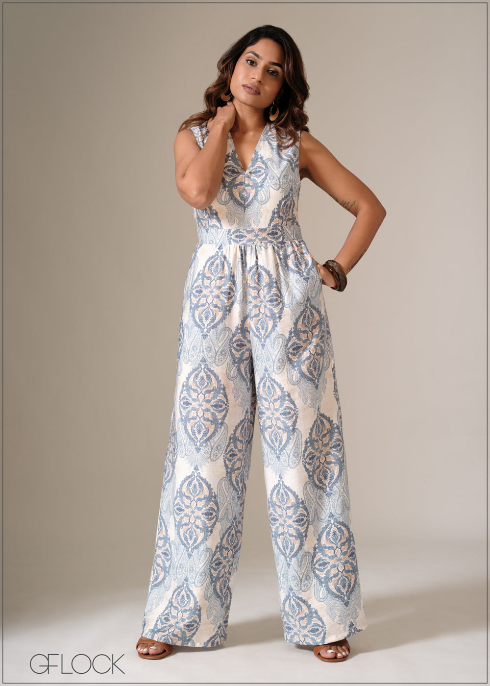 Printed Jumpsuit - 090126