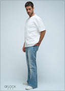 Textured Oversize T-Shirt - 110925