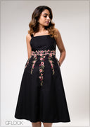 Embroidered Dress - 310725