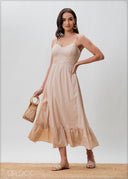 Embroidered Corset Dress  - 070425