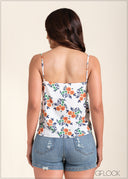 Printed Cami Top - 221123