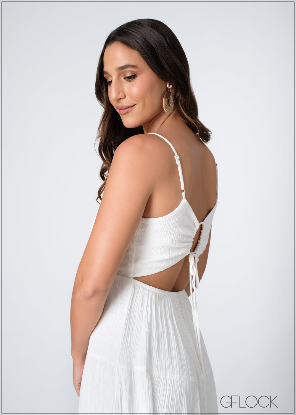 Cutout Tiered Mini Dress - 020924