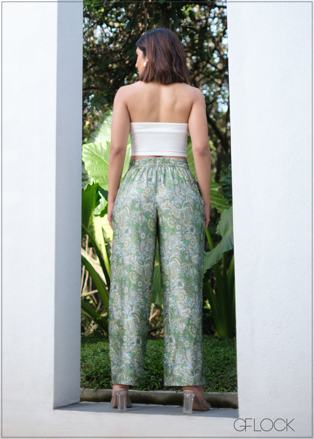 Printed Wide Leg Pant - 080524