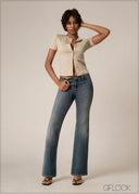 Low Waist Bootcut Jean - Short Length - 220826D