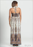 Halter Neck Dress - 090725