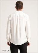 Half Placket Long Sleeve Shirt - 171024