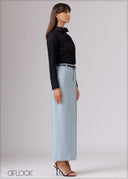 Long Sleeved Split Cuff Shirt - 080526