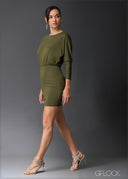 Long Sleeve Wrap Mini Dress - 020525