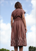 Embroidery Shirt Dress - 220826