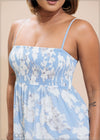Smocked Strappy Dress - 230725