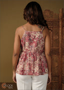 Strappy Printed Top - 110426