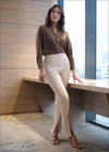 Pant With Front Slit - 140823