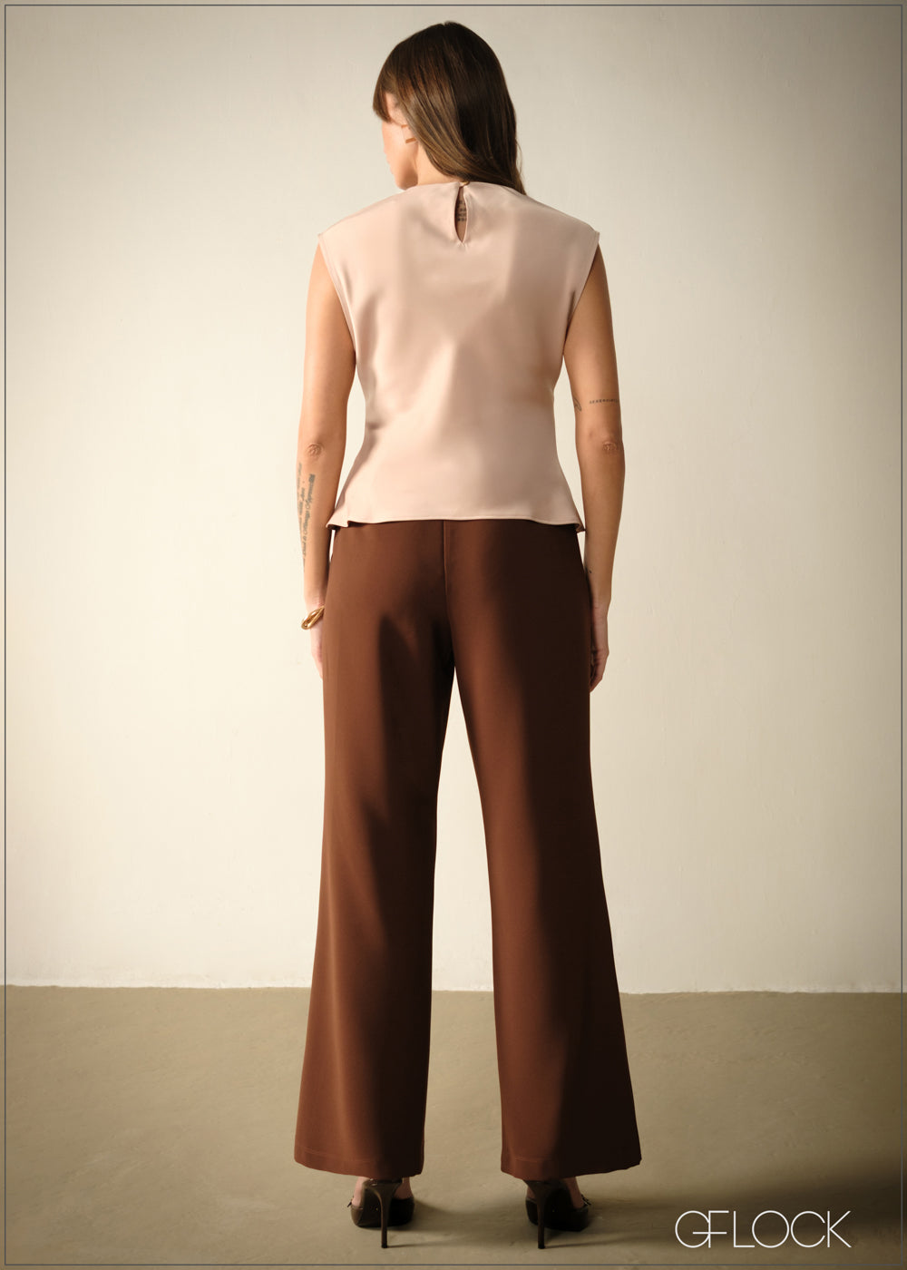 High Neck Detailed Top - 271125