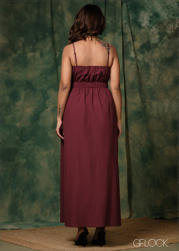 Waist Elasticated Maxi Dress - 171225