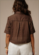Dobby Crop Top - 250926