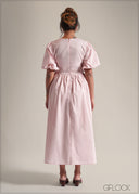 Puff Sleeve Dress - 250825