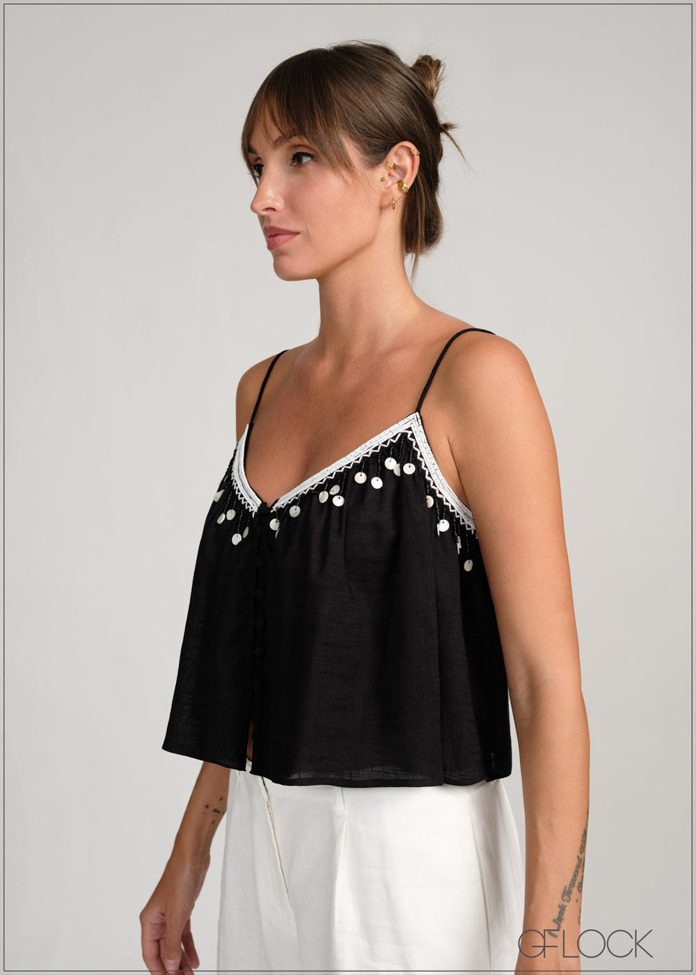 Beaded Cami Top - 231225