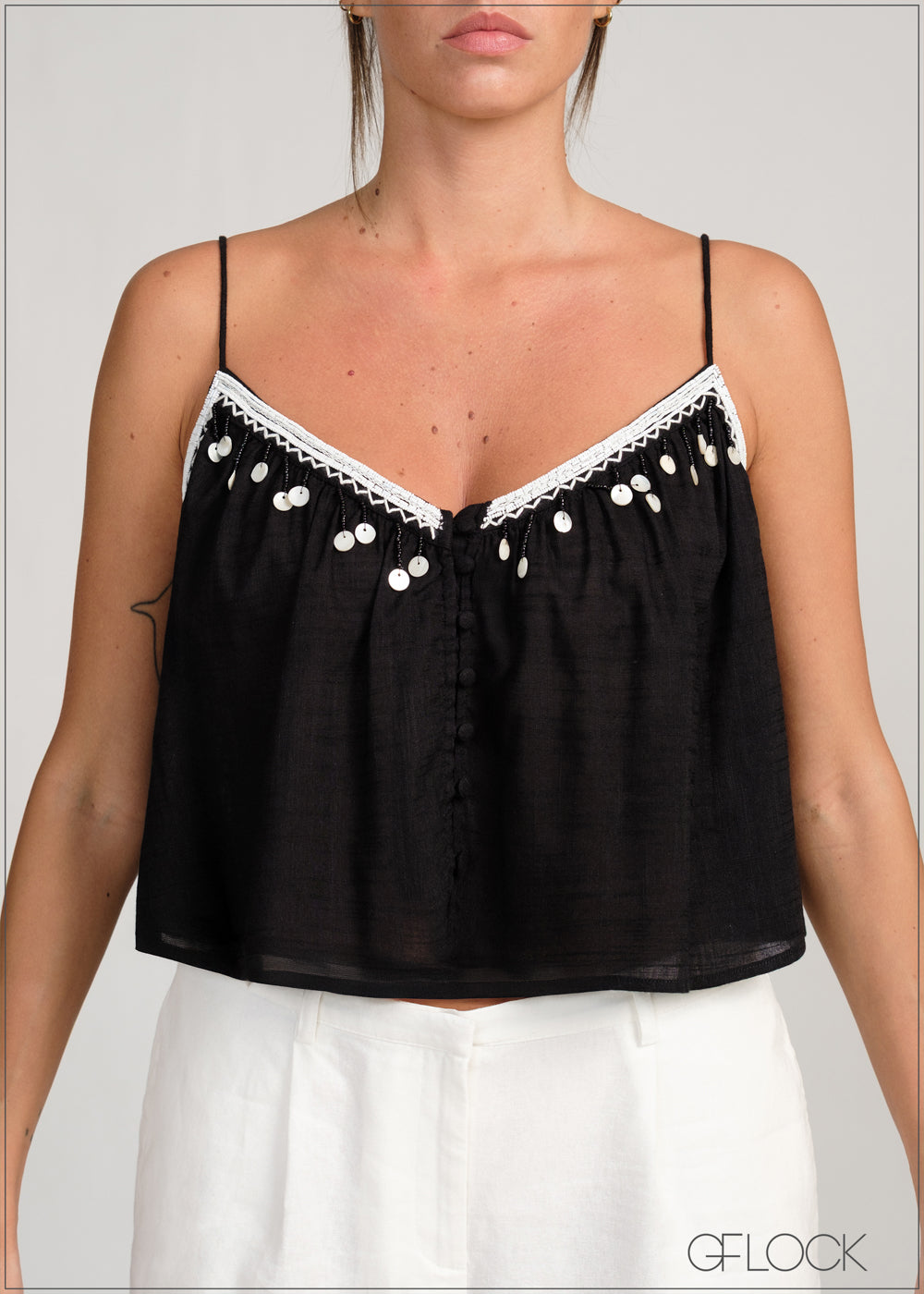 Beaded Cami Top - 231225