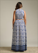 Printed Skirt - 190925