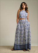 Printed Skirt - 190925