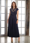 Embroidery Shirt Dress - 170624