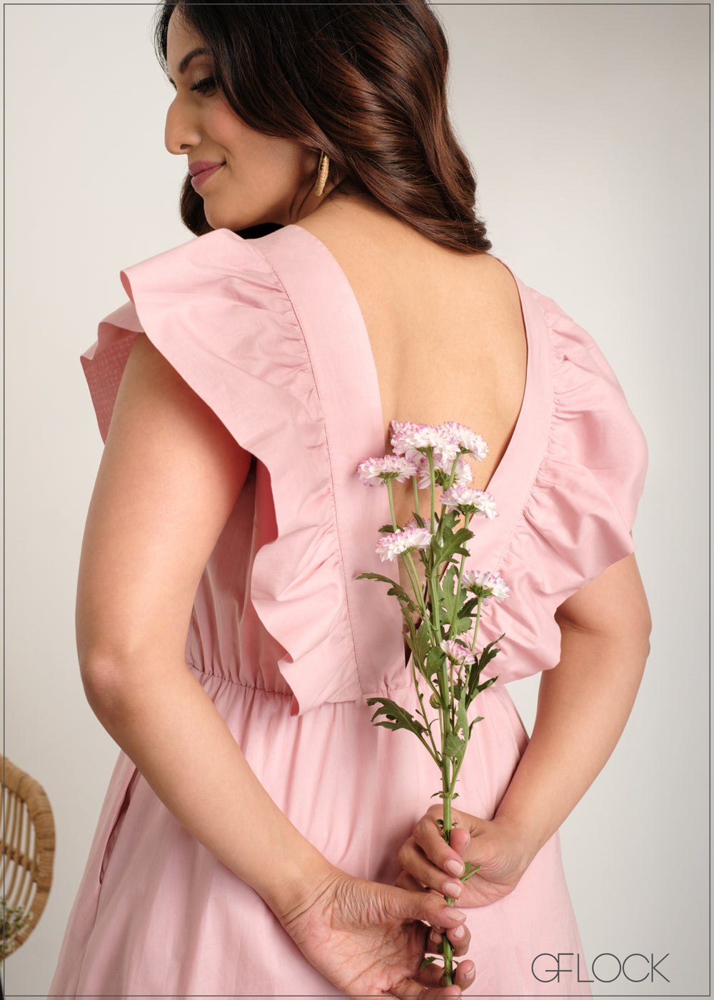 Frill Detail Mini Dress - 060625