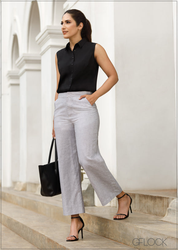 Straight Leg Flared Pant - 061023 