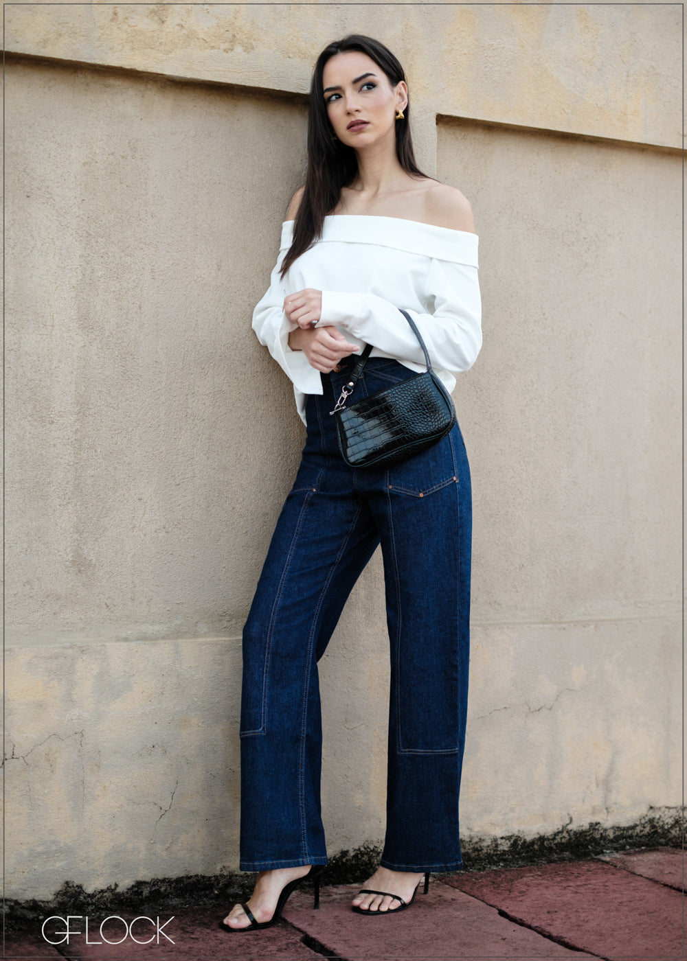 Pocket Detail Jean - Long Length - 090425