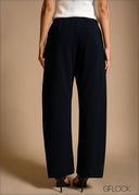 High Waist Barrel Leg Pant - 240426