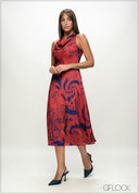 Sleeveless Midi Dress - 090226