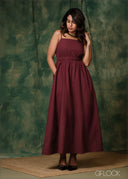 Waist Elasticated Maxi Dress - 171225