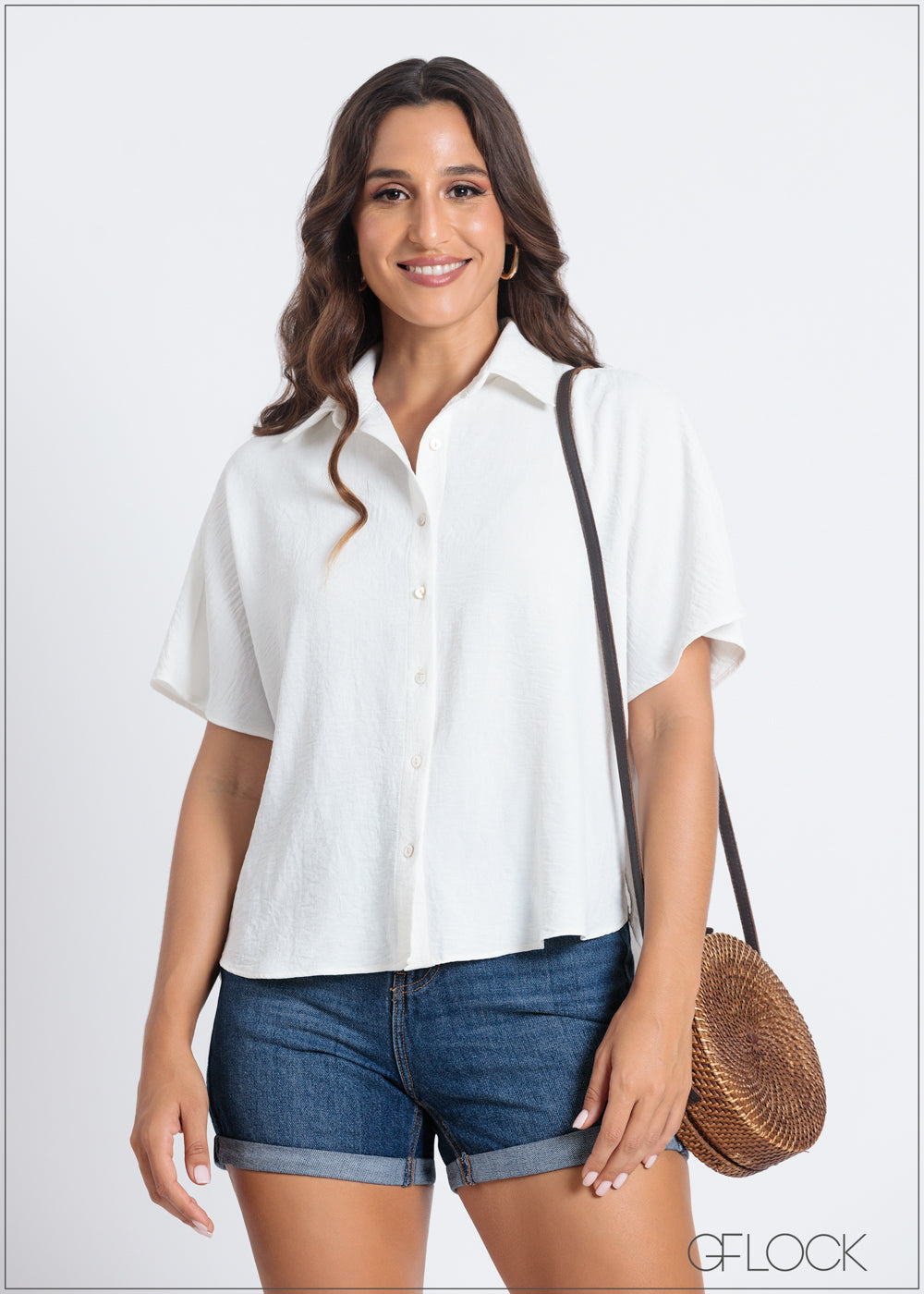 batwing short sleeve top