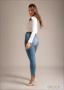 Light Blue Skinny Jean - 241225D