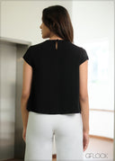 Top With Cap Sleeves - 091023